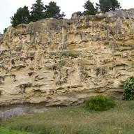 Takiroa Limestone Cliff